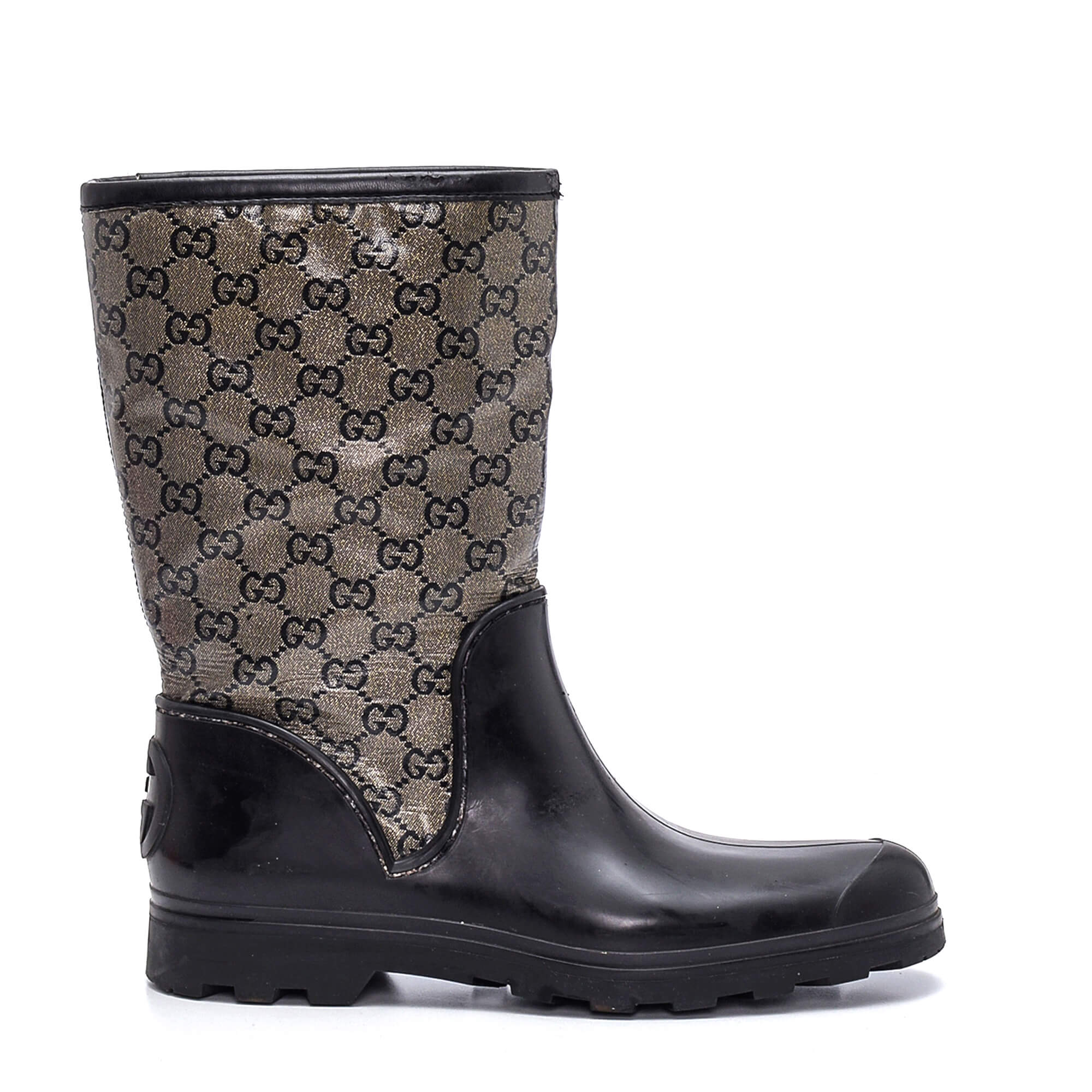 Gucci - GG Supreme Rubber Rain Boots